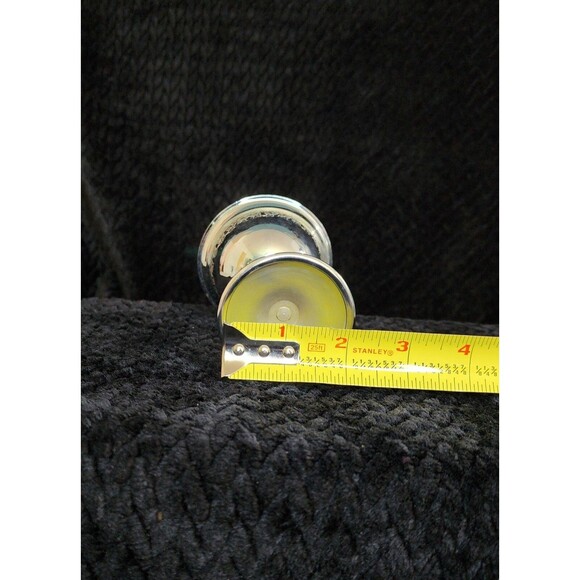 Set of 4 Vintage Etched Chrome Cocktail Glasses – Art Deco Barware - Picture 9 of 10